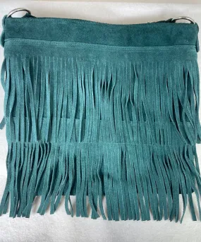 * Fringe Bag- Spruce Green