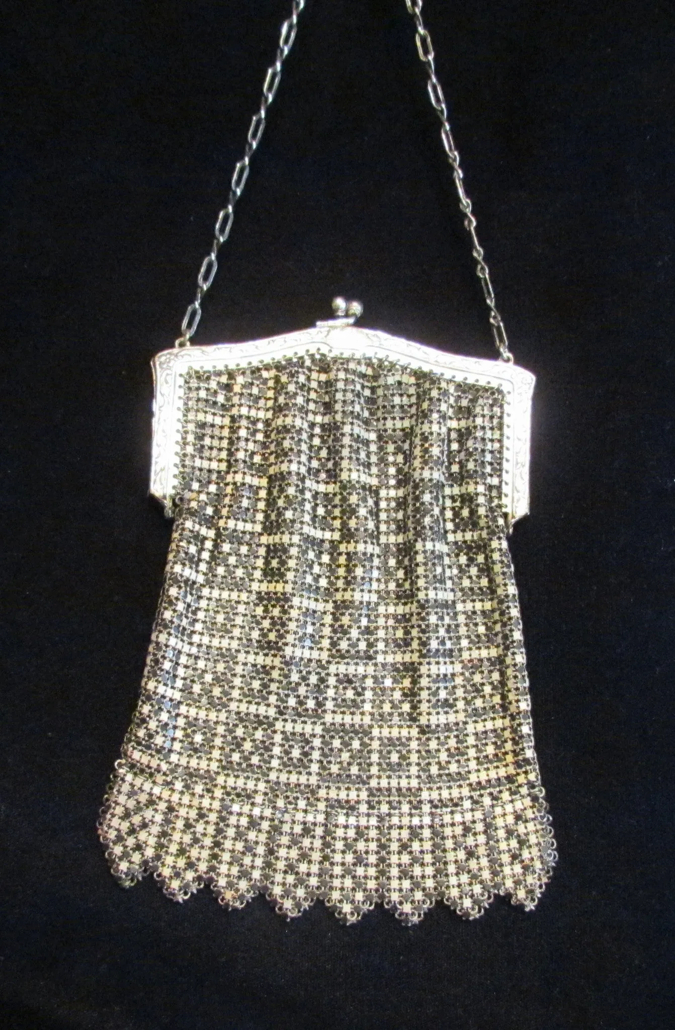 1920s Enamel Mesh Purse Whiting And Davis Art Deco Purse