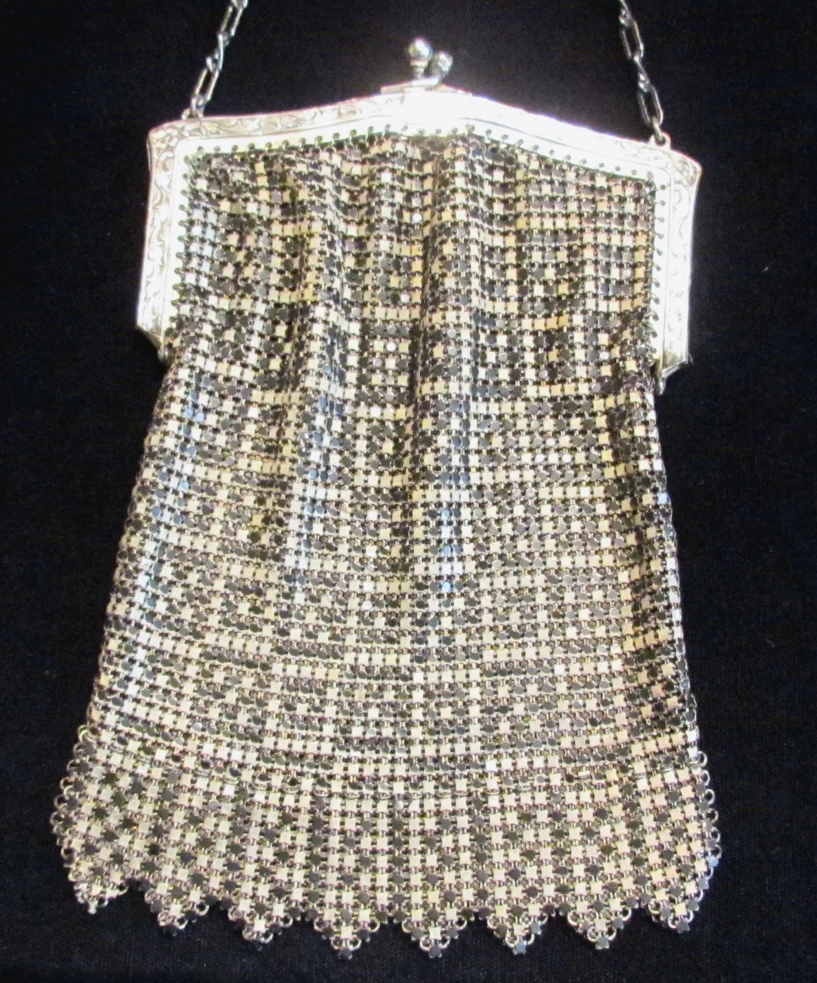 1920s Enamel Mesh Purse Whiting And Davis Art Deco Purse