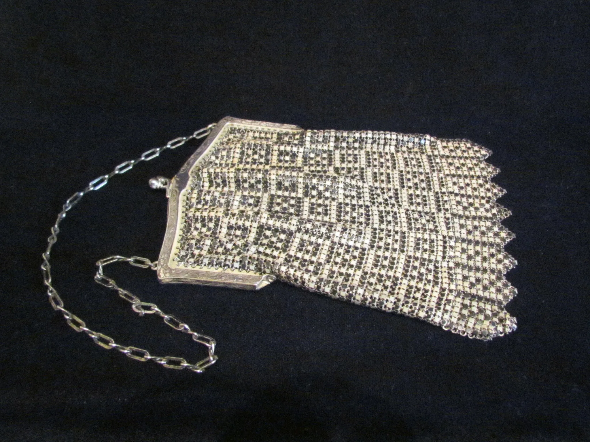 1920s Enamel Mesh Purse Whiting And Davis Art Deco Purse