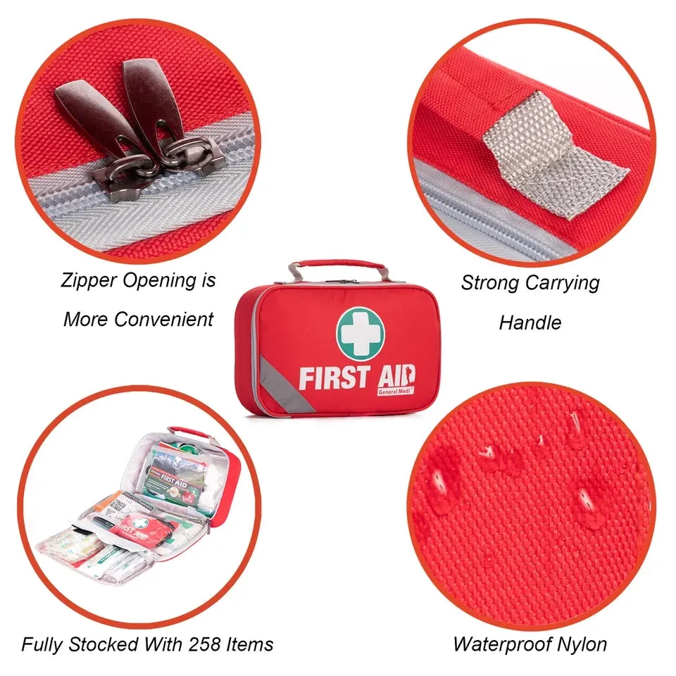 258-Pieces: First Aid Kit