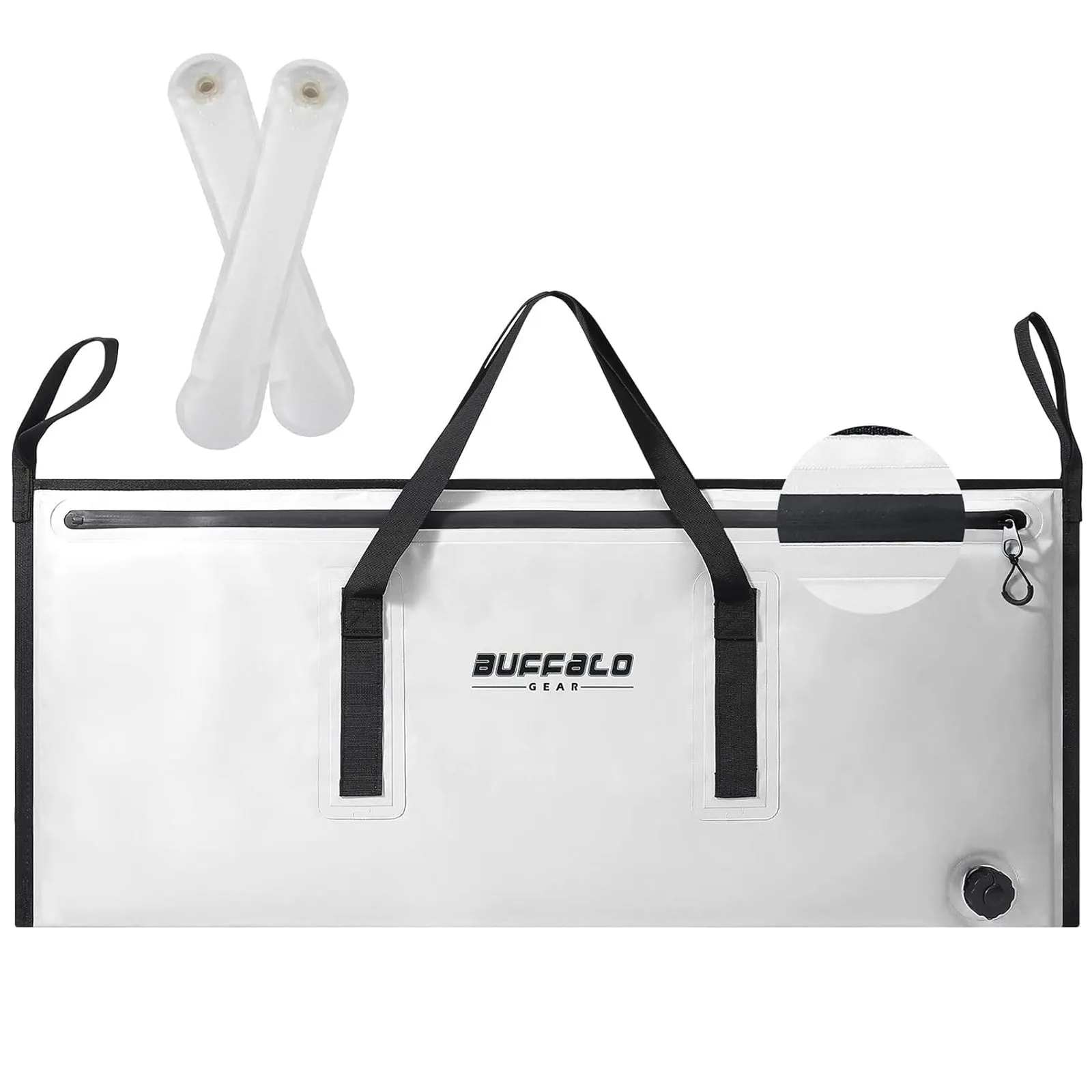 40x18'' Leakproof Fish Cooler Bag With Waterproof Zipper