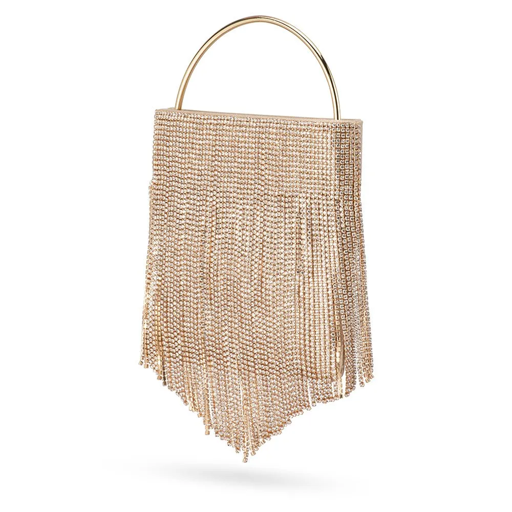 ADINA Crystal Fringe Bag