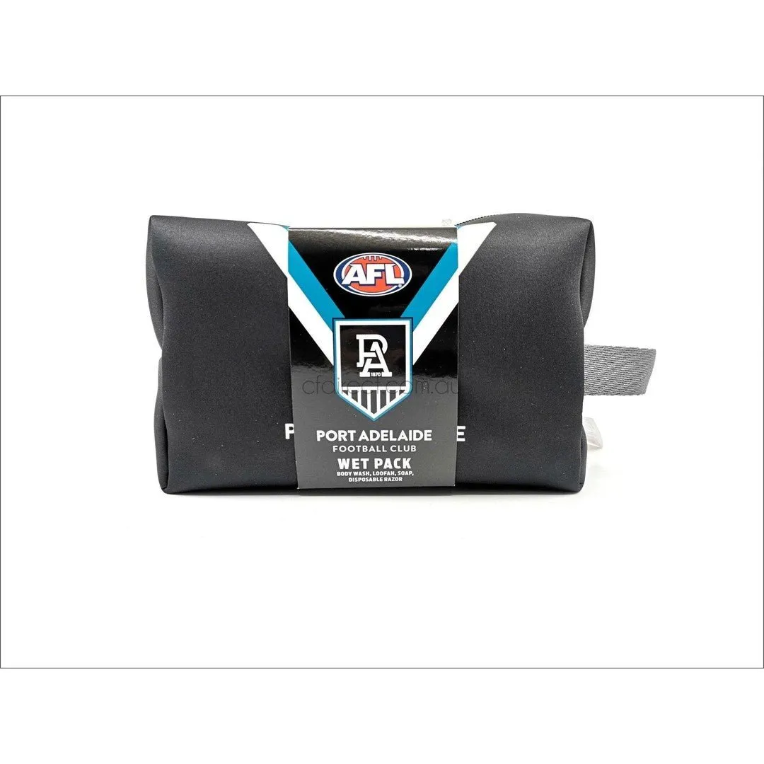 AFL Port Adelaide Toiletry Bag Gift Set