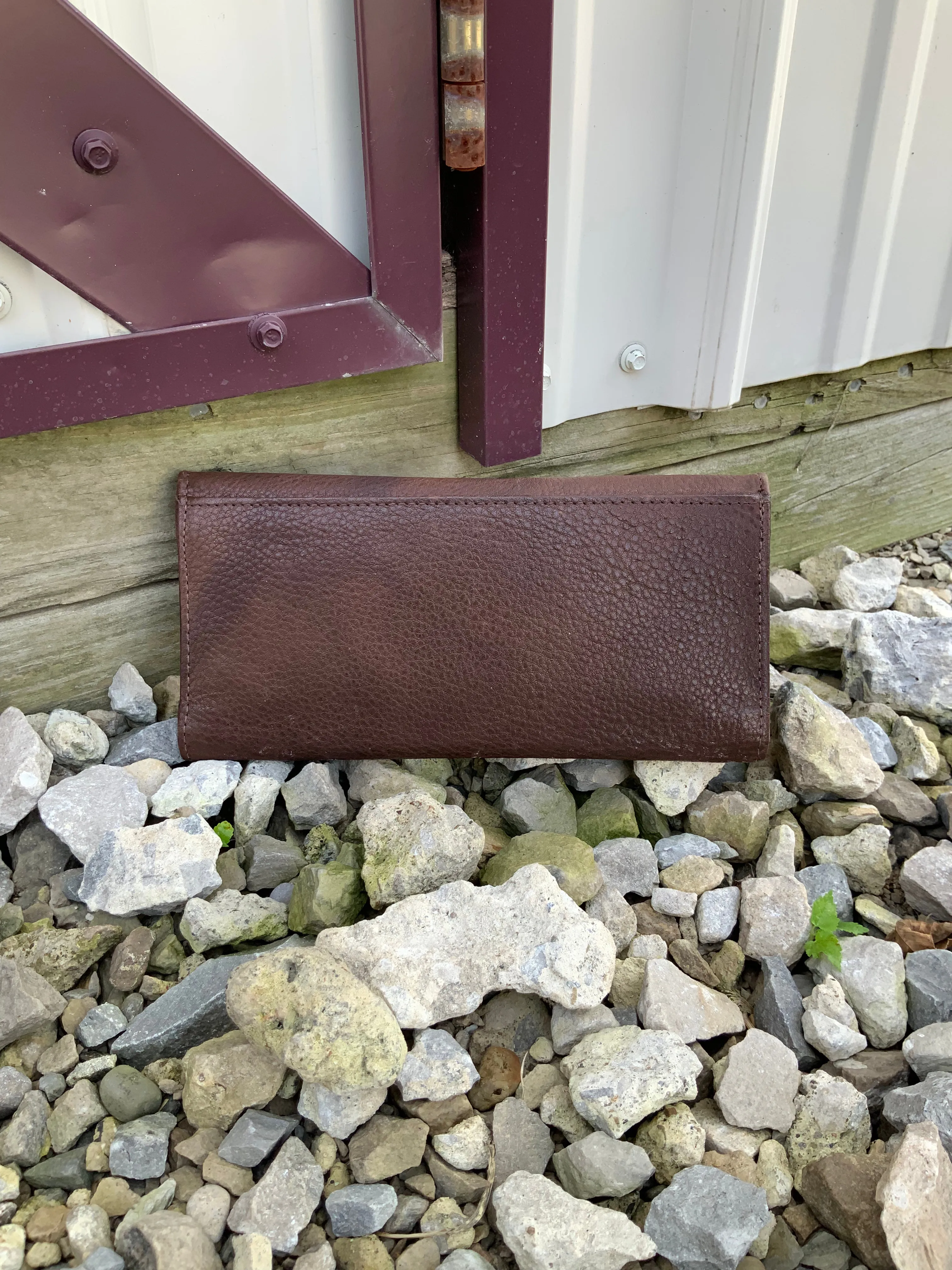 American Darling Brown Tooled Small Clutch Purse ADBGM102W