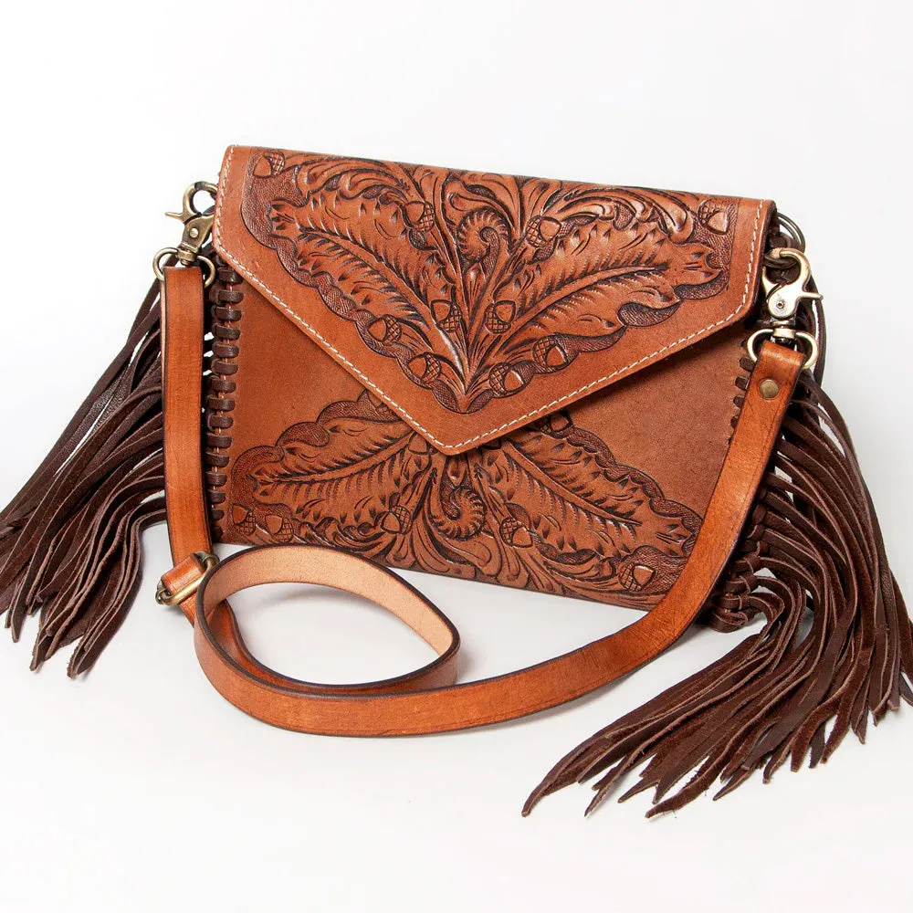 American Darling Tooled Leather Cross Body