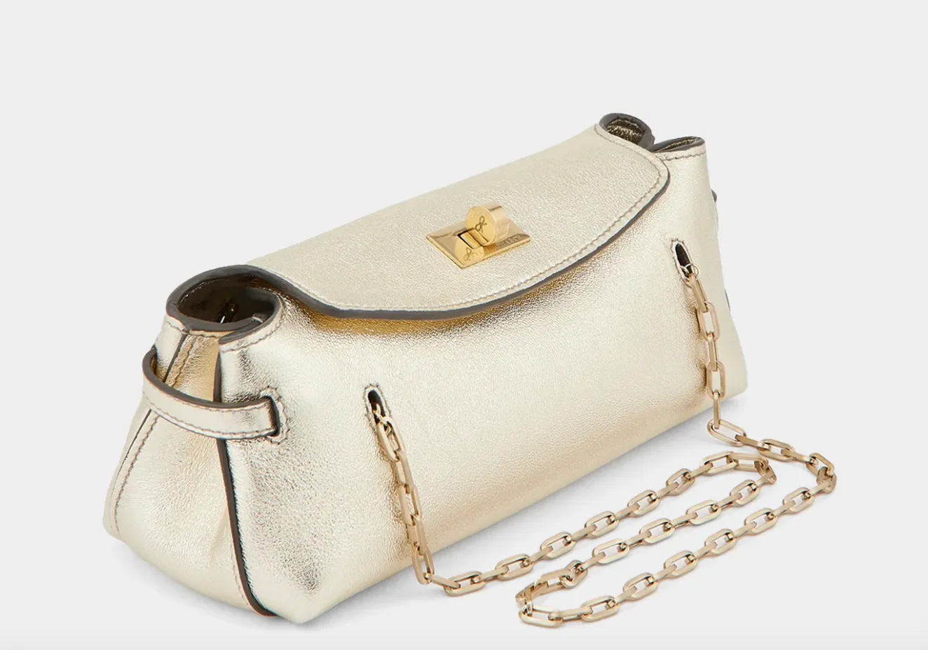 Anya Hindmarch Gold Mini Waverley