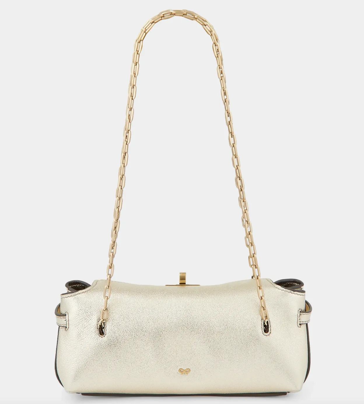 Anya Hindmarch Gold Mini Waverley