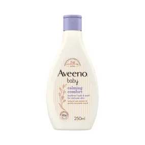 Aveeno Baby Calming Comfort Bedtime Bath and Wash 250ml