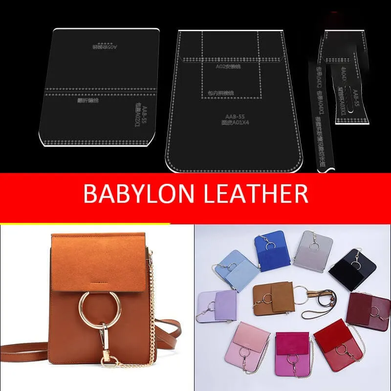 BABYLON™ Leather Phone Case DIY Crafting Pattern AAB-55