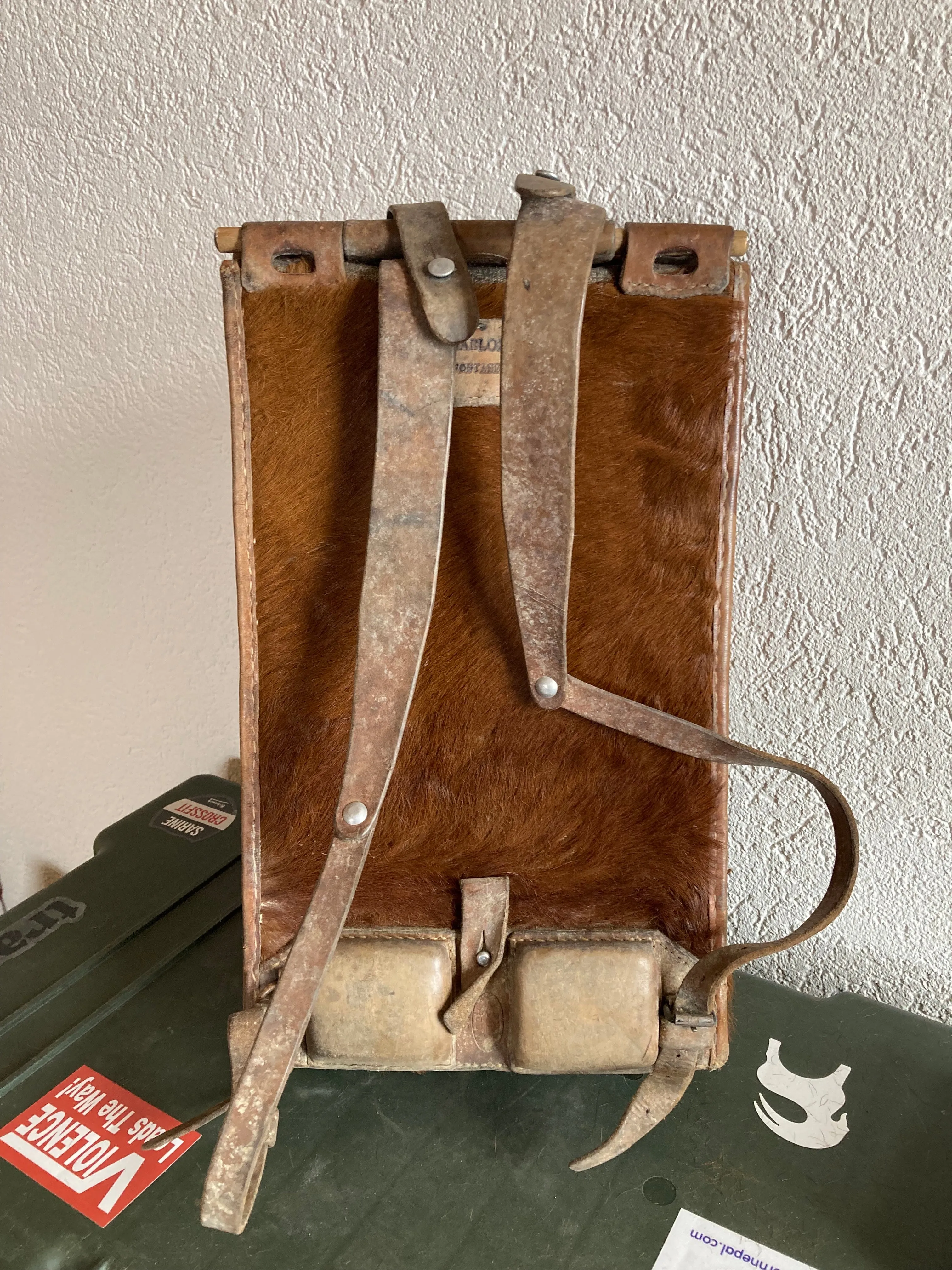 Backpack, 1938 SWISS MILITARY TORNISTER (FÄLLAFF) RUCKSACK