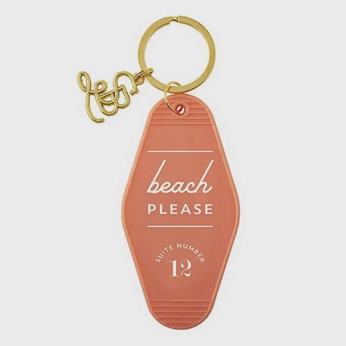 BEACH PLEASE MOTEL STYLE KEY CHAIN