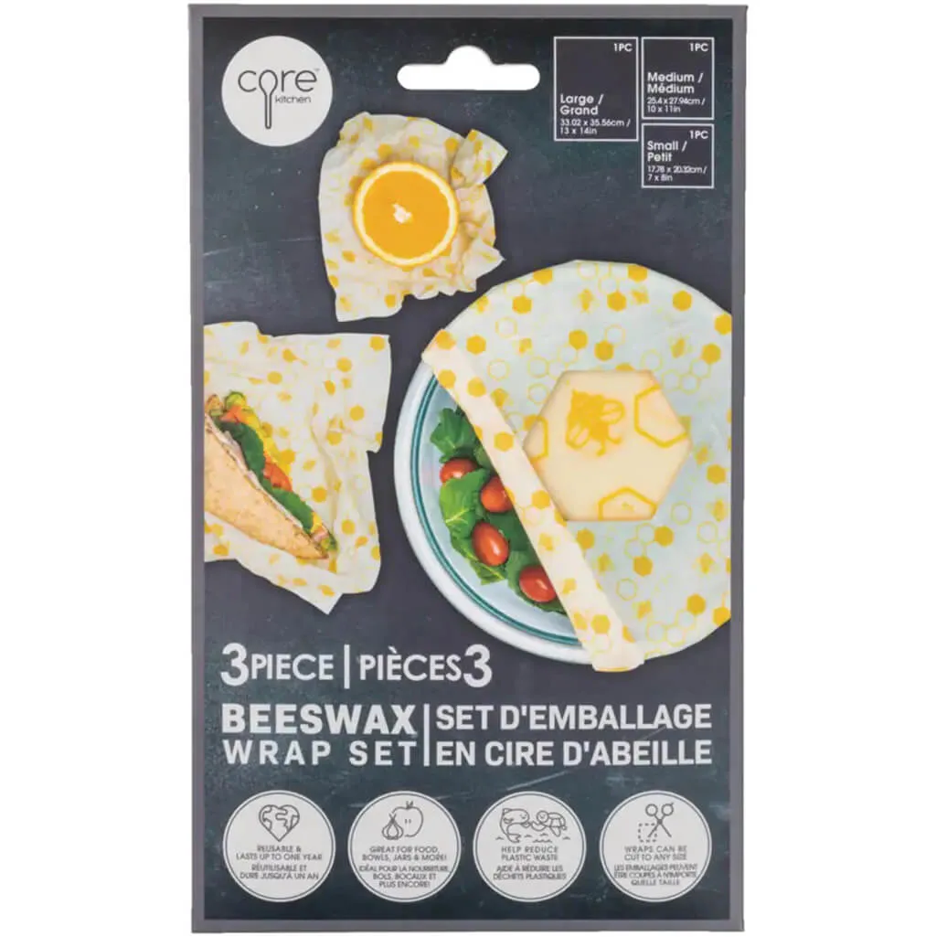 Beeswax Wraps Set of 3