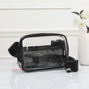 Black Clear Fanny Bag