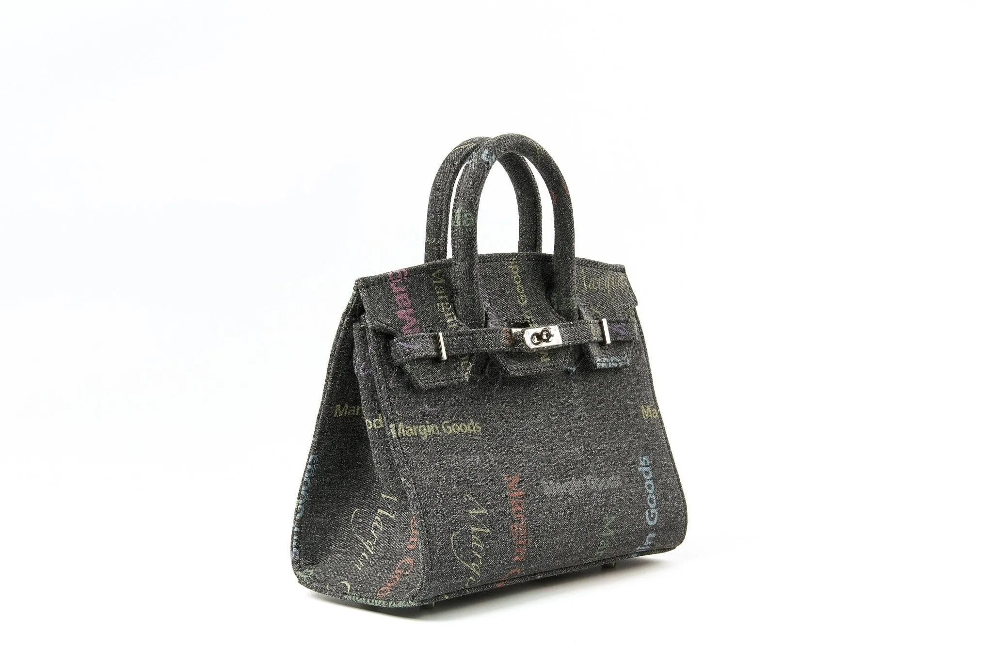 Black Coded Print Lounge Bag Small