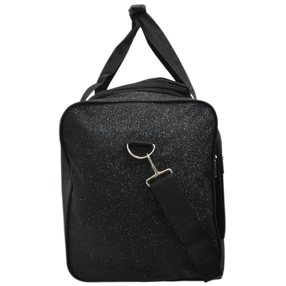 Black Glitter NGIL Canvas 23" Duffle Bag