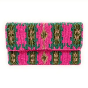 Bohemian Beaded Clutch Purse