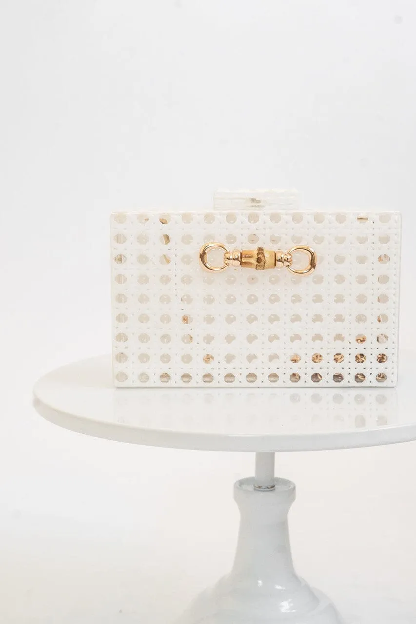 Breakers Box Purse - White