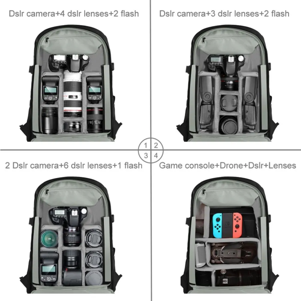 Camera Photography Backpack Outdoor Portable Waterproof Scratchproof Dual Shoulders Bag For Camera Dji Ronin-sc Handheld Gimbal