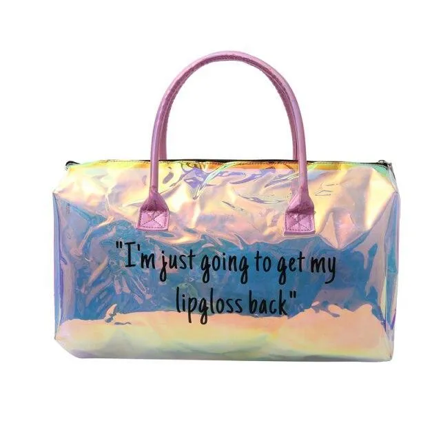 Candy Color Transparent Letter Bag