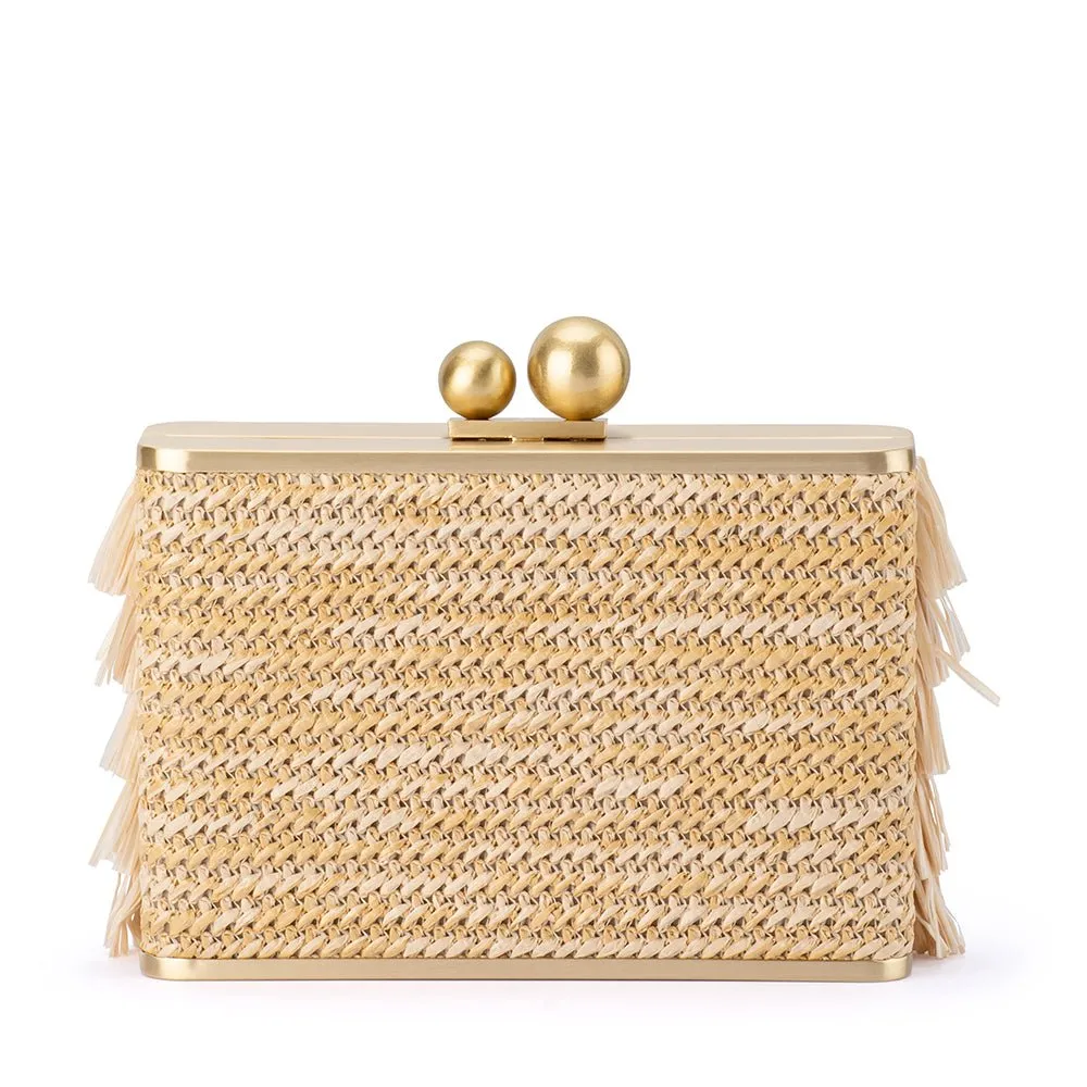 CARLITA Fringe Clutch