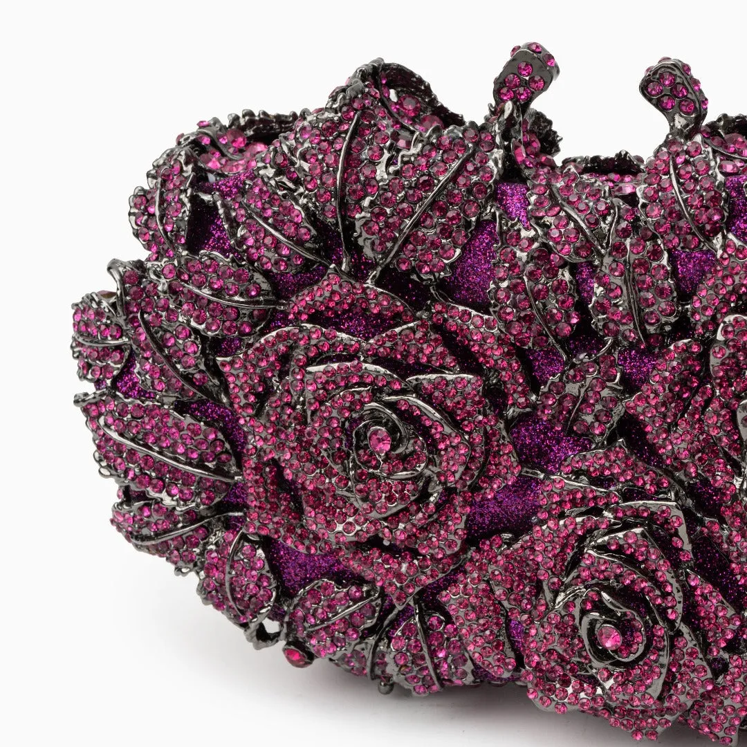 Cecilia Rose Clutch Bag - Purple