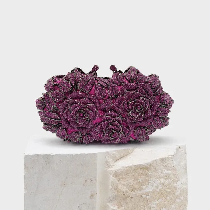 Cecilia Rose Clutch Bag - Purple