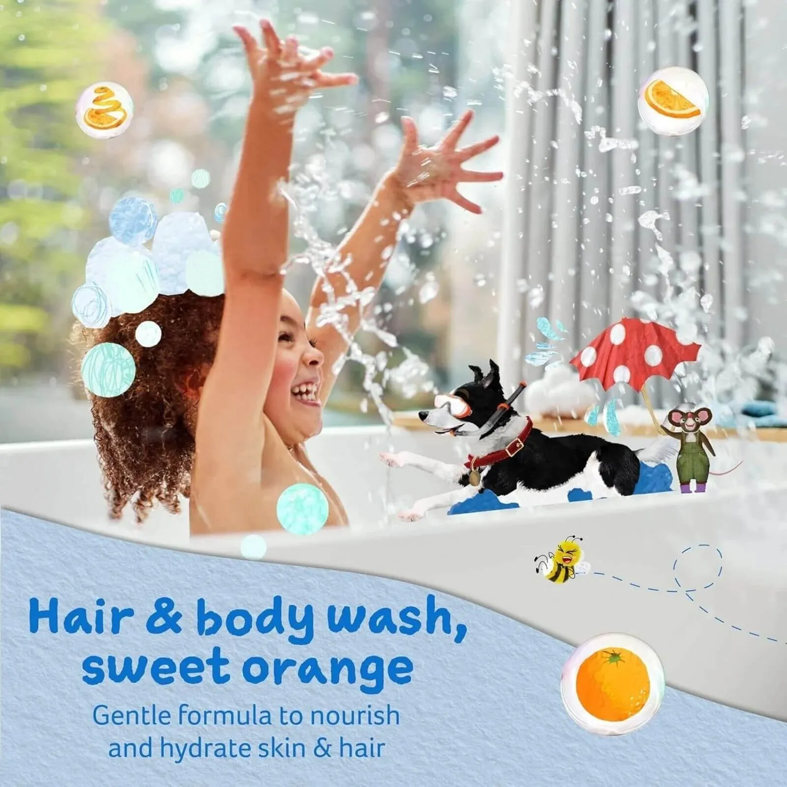 Childs Farm Hair & Bodywash Organic Sweet Orange 250ml