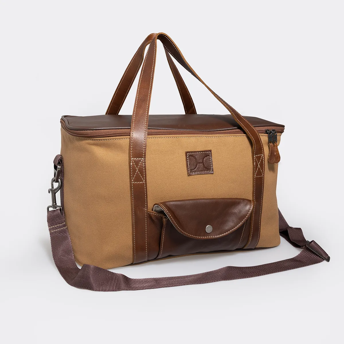 Corporate Caddy Cooler Canvas & Leather