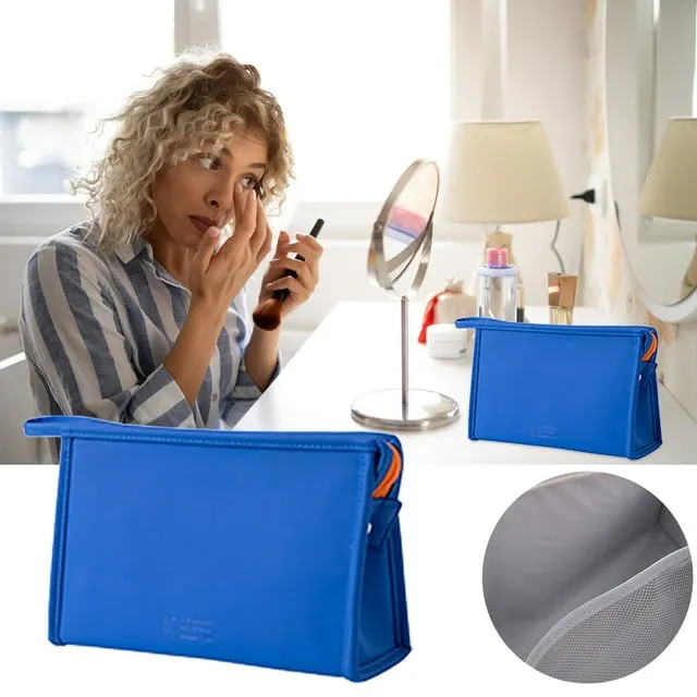 Cosmetic bag women's candy color skin care product storage bag portable handheld travel toiletry