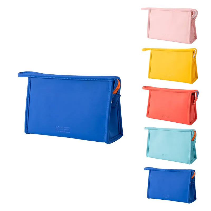 Cosmetic bag women's candy color skin care product storage bag portable handheld travel toiletry