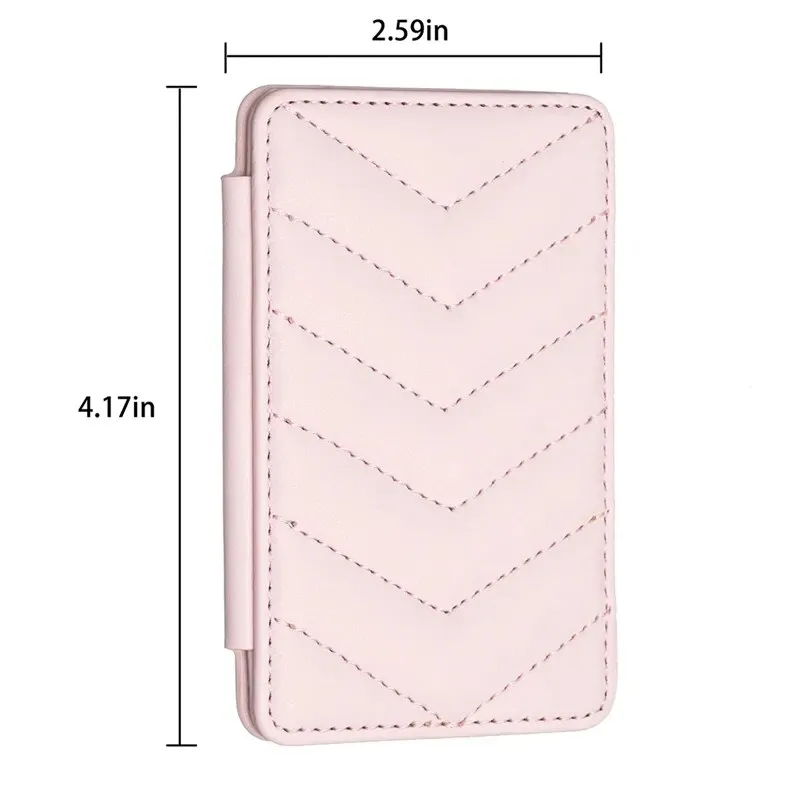 Cute Card Bag Can Be Pasted On The Mobile Phone Case Little Fragrance Macaron Color Card Bag With Buckle