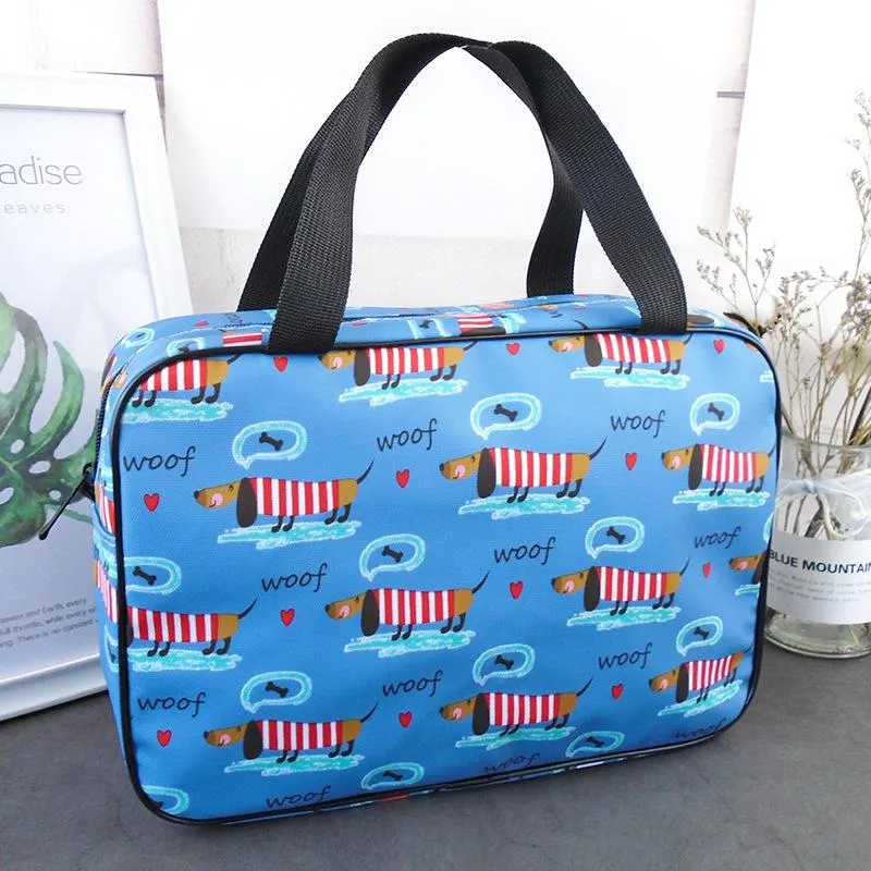 Dachshund Waterproof Toiletry Bag