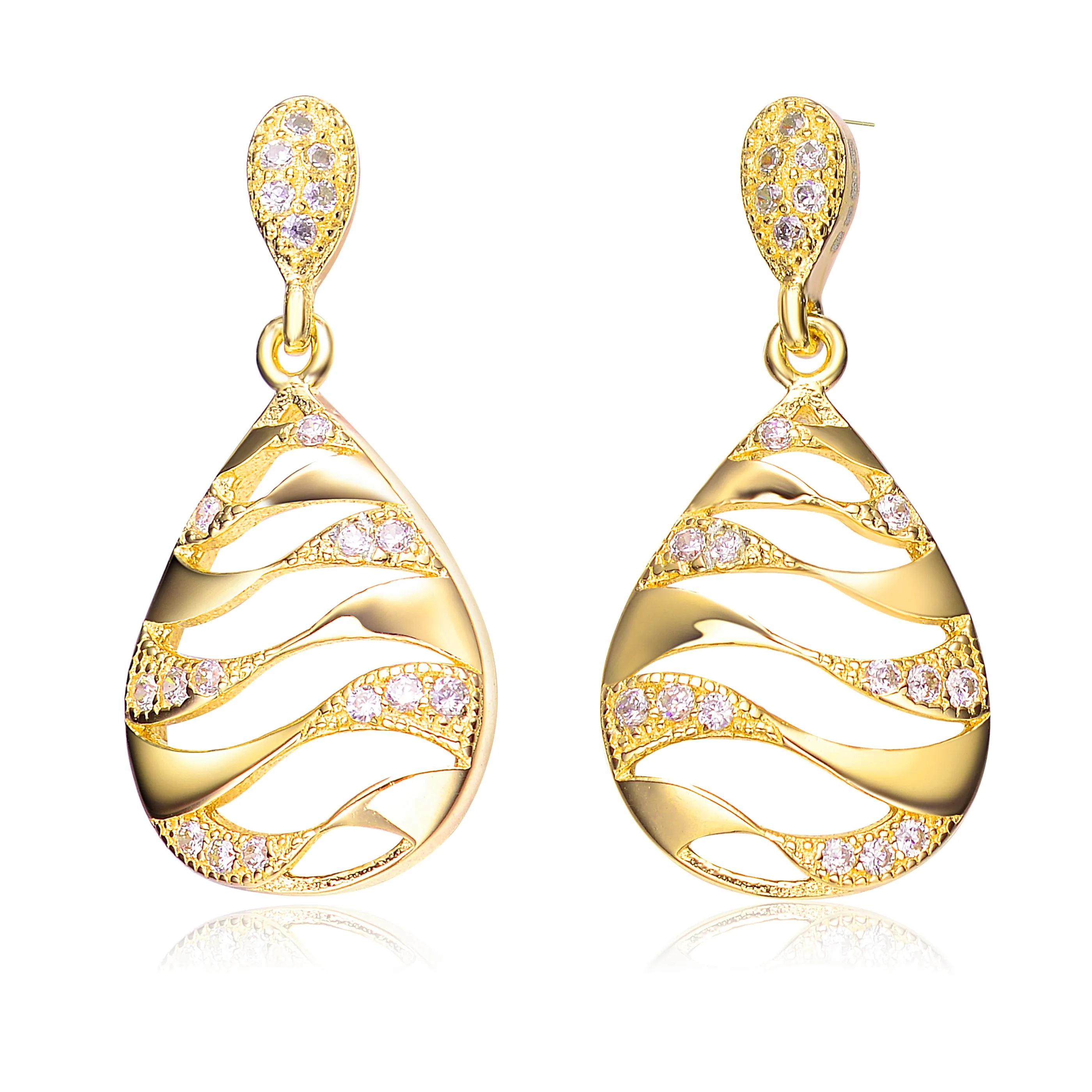 Daphné Wave Drop Earrings