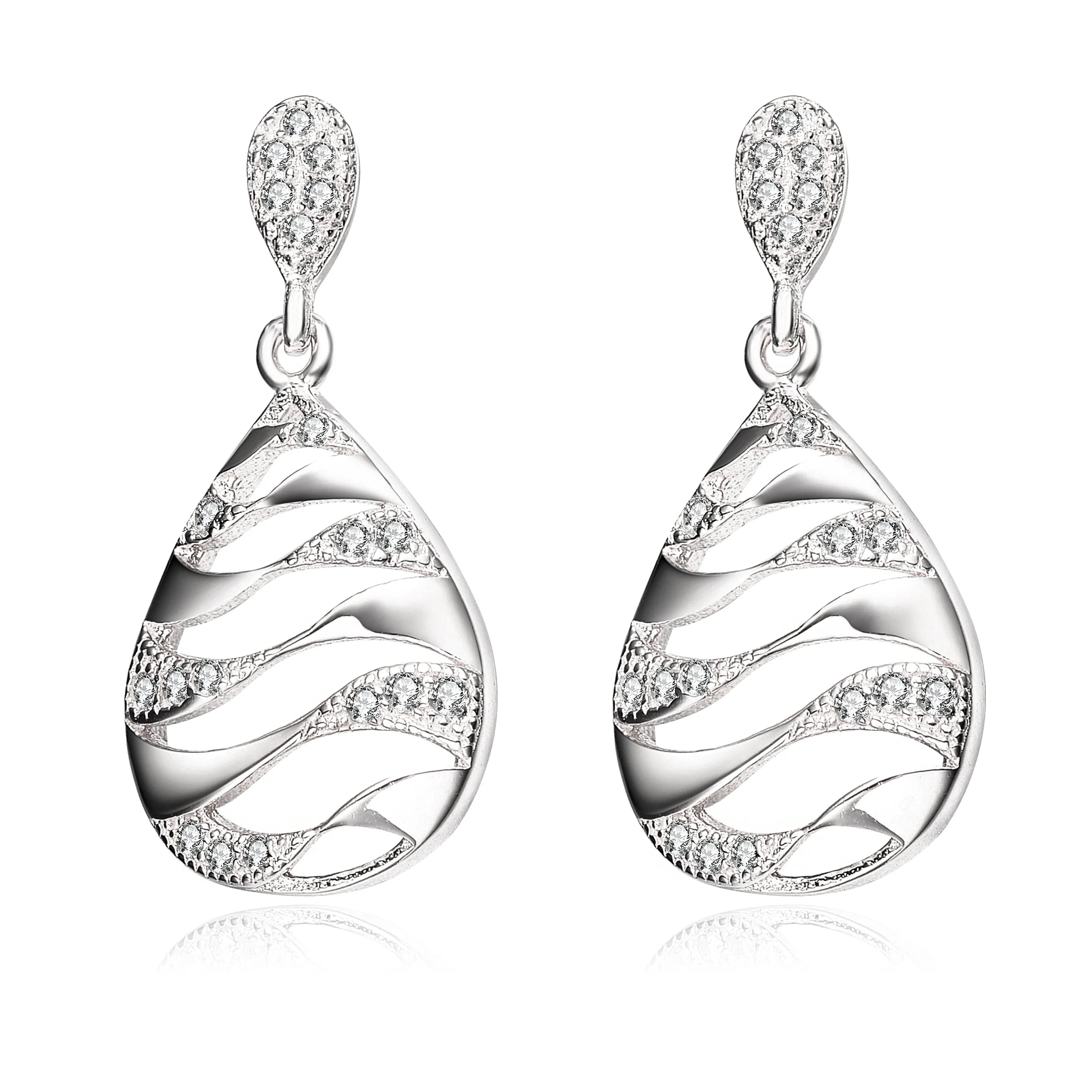 Daphné Wave Drop Earrings