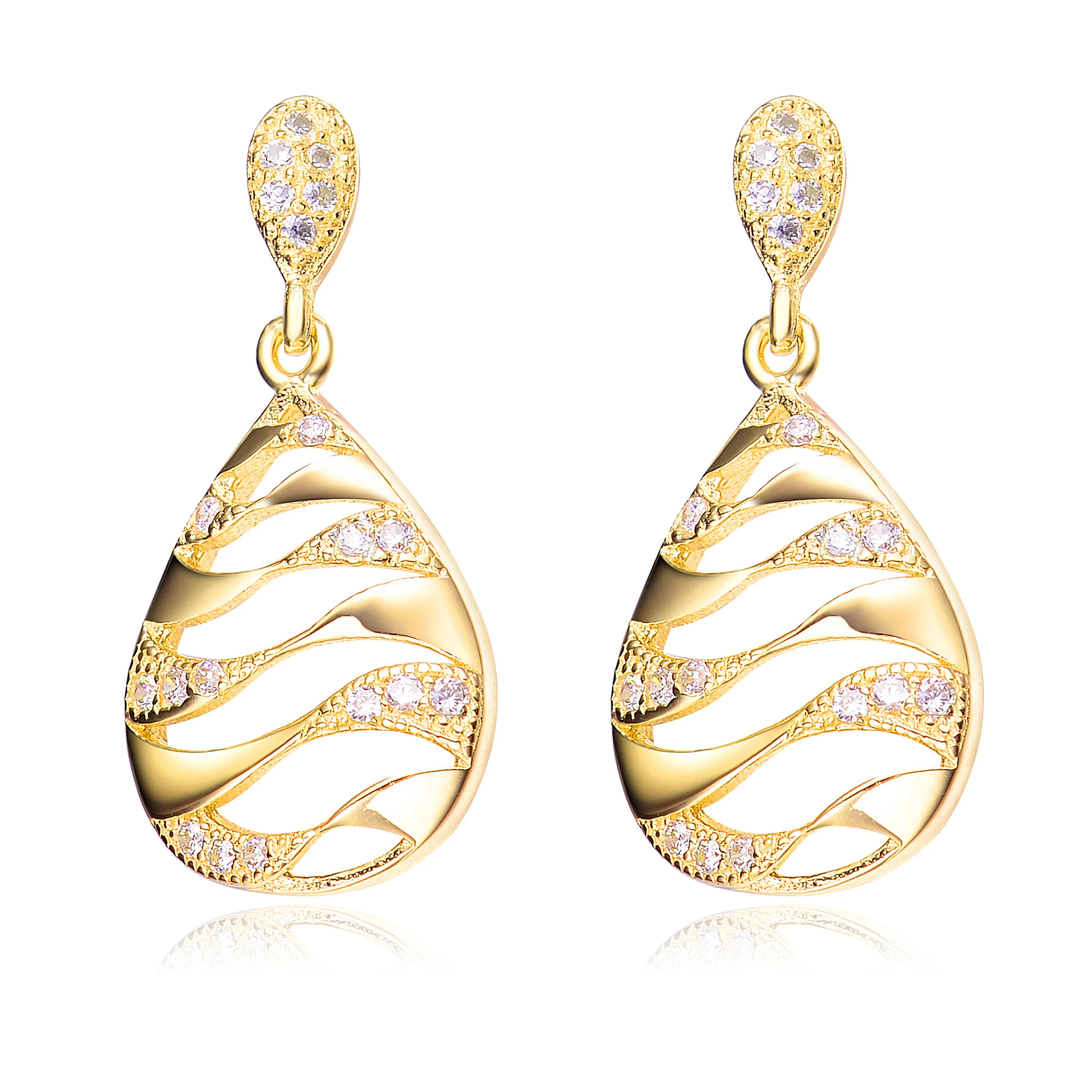 Daphné Wave Drop Earrings