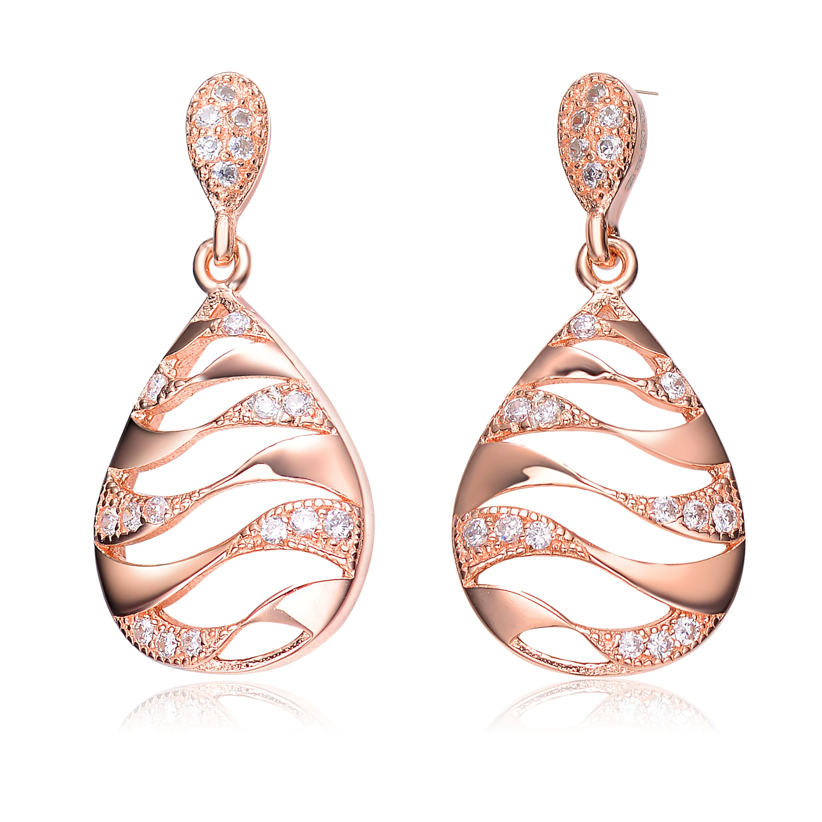 Daphné Wave Drop Earrings