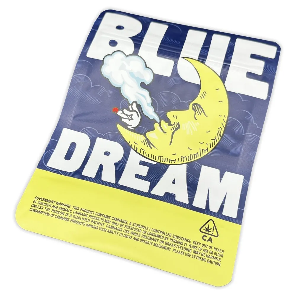 Designed Mylar Bag - Blue Dream - 12.5cm x 9cm