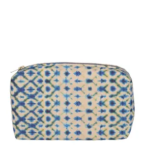 Designers Guild Shibori Blue Medium Toiletry Bag