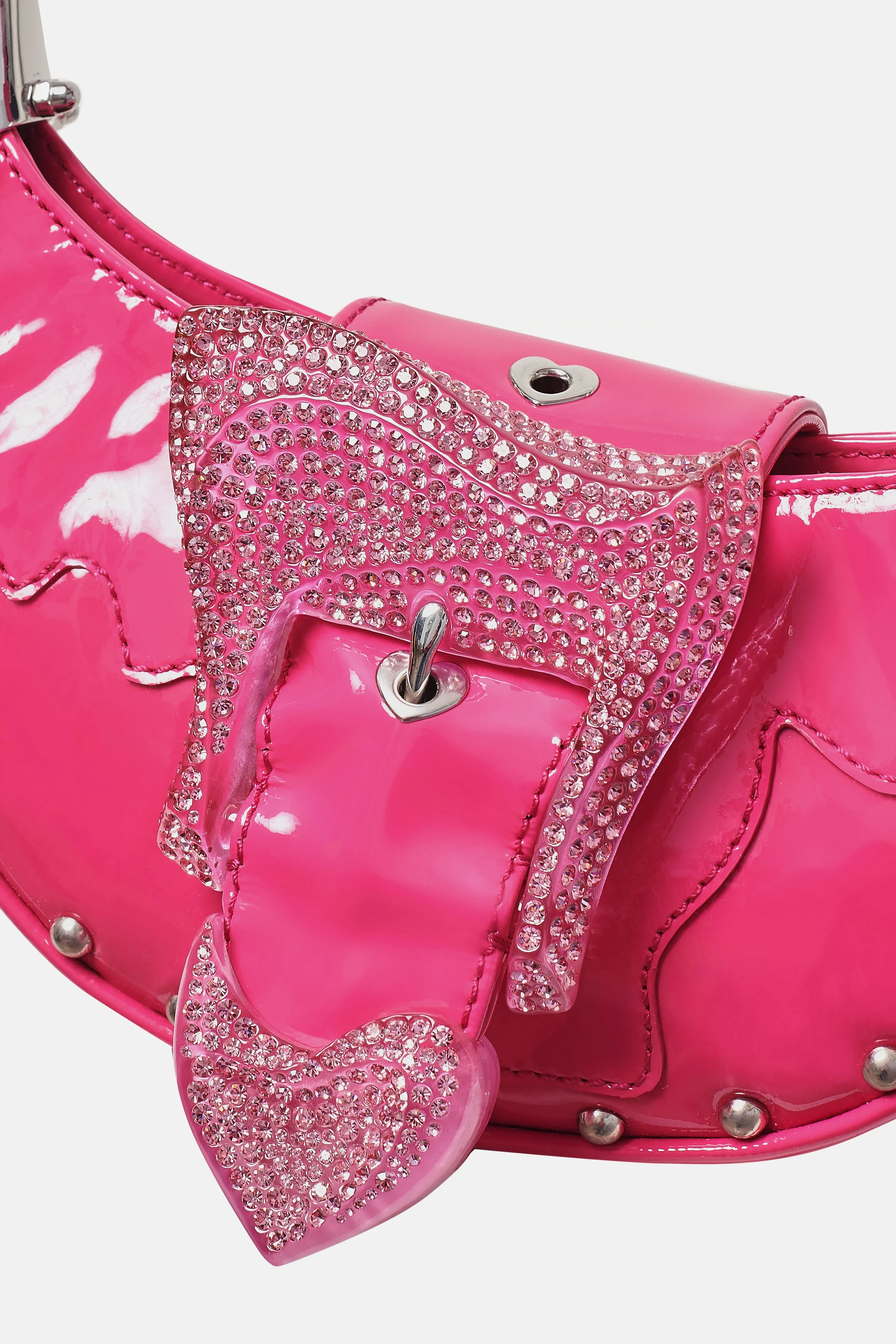 Deville Bag Patent Leather Harlot Pink