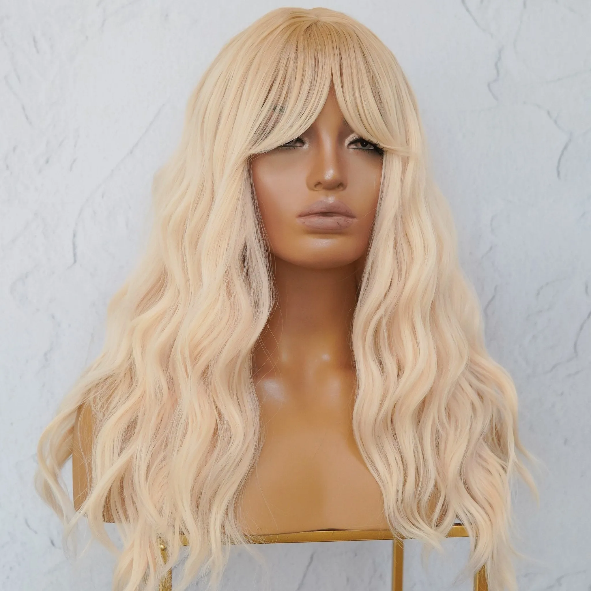 DIOR Blonde Ombre Fringe Wig