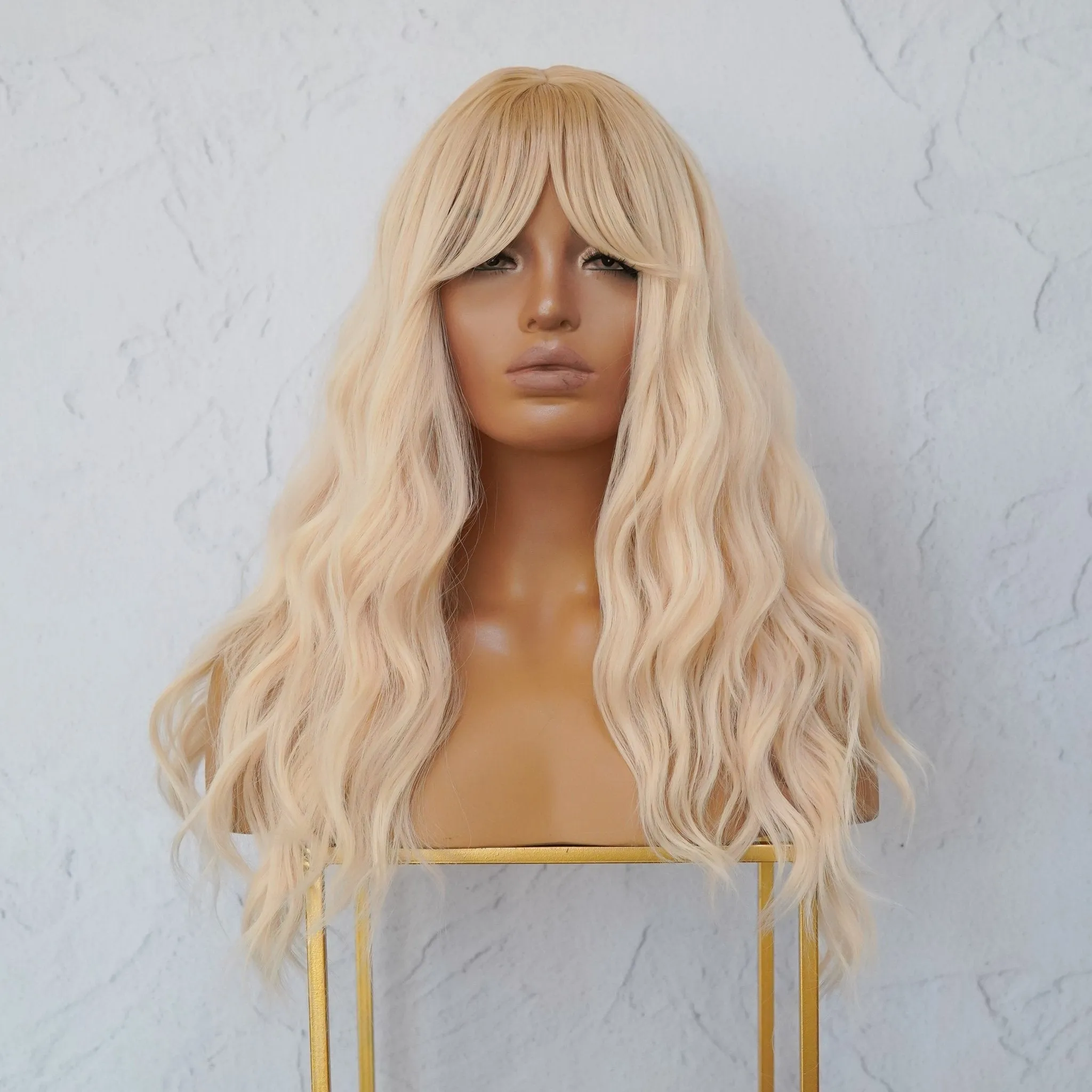 DIOR Blonde Ombre Fringe Wig