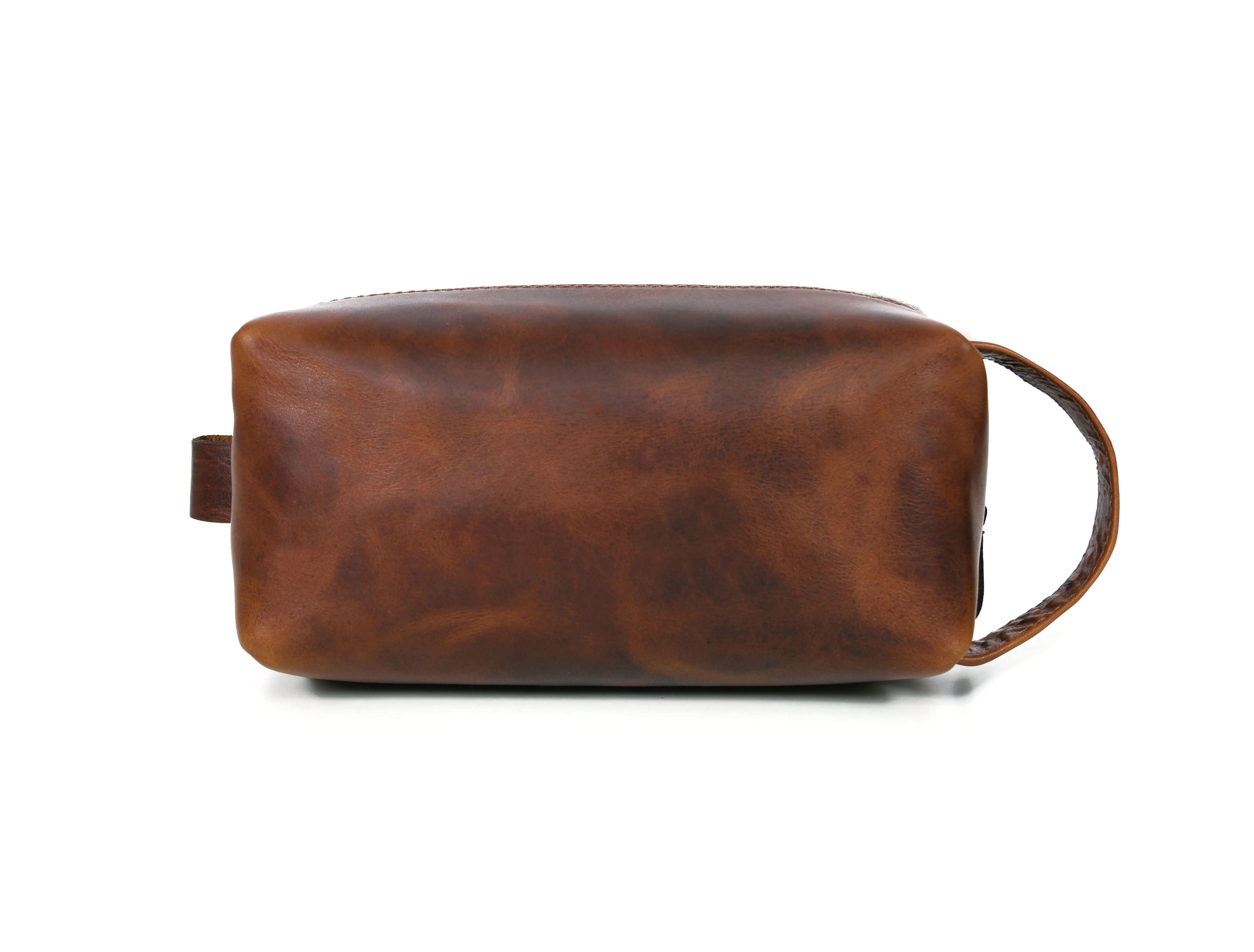 Dorval Leather Tweed Toiletry Bag - ( WB-33)