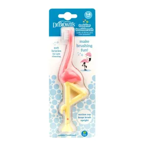 Dr. Brown's Toddler Toothbrush Flamingo 1-4 years