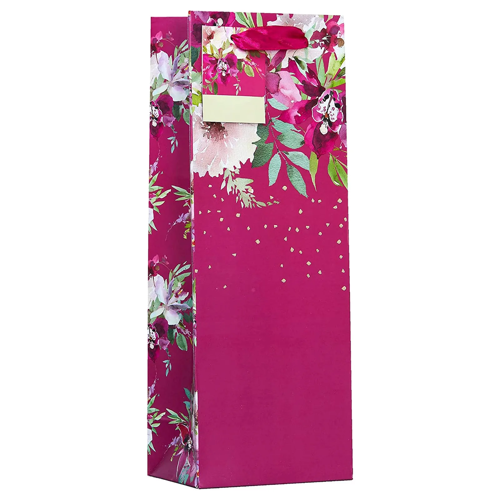 Elegant Orchid Bottle Bag