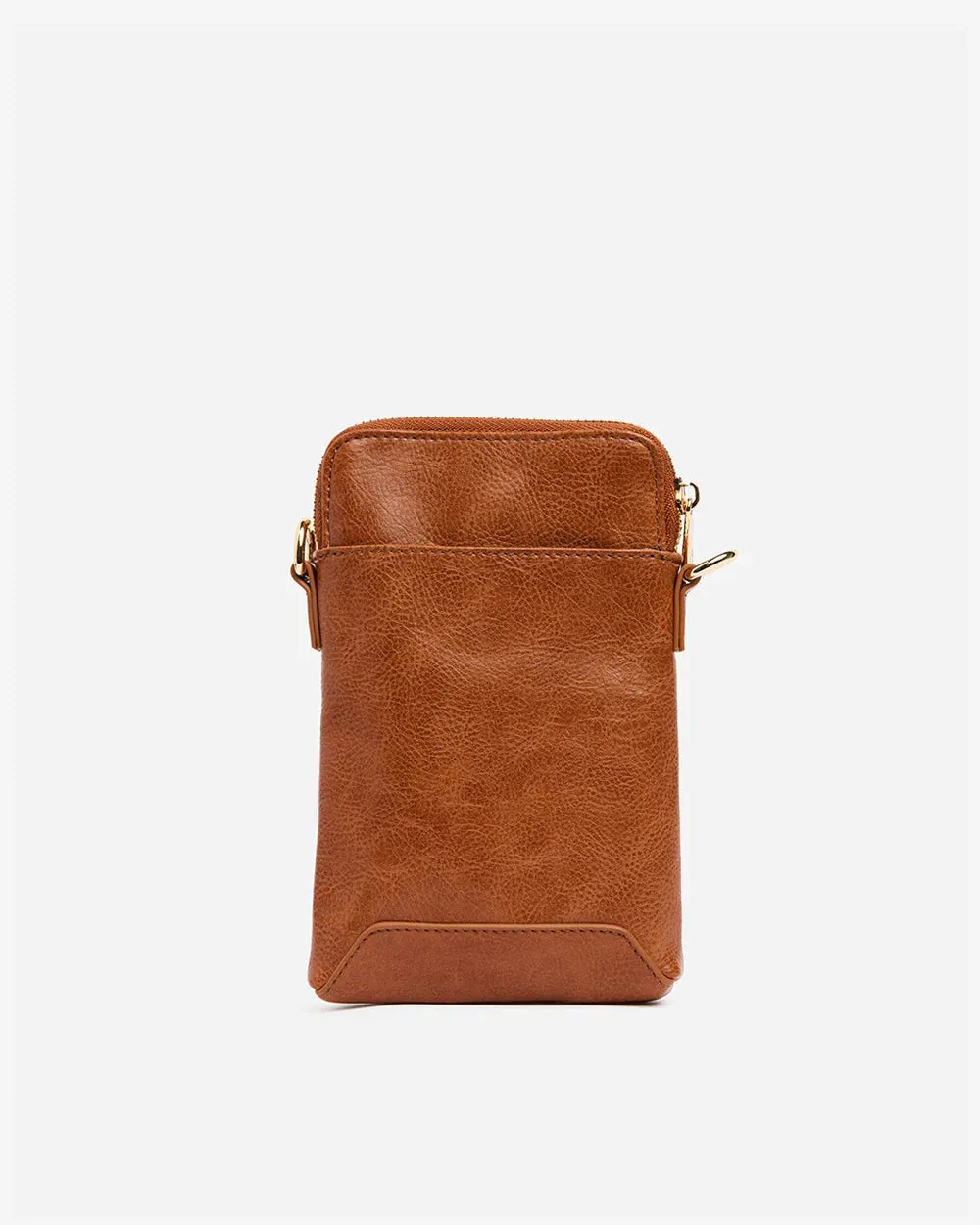 Elms   King - Sullivan Phone Bag - Tan Pebble