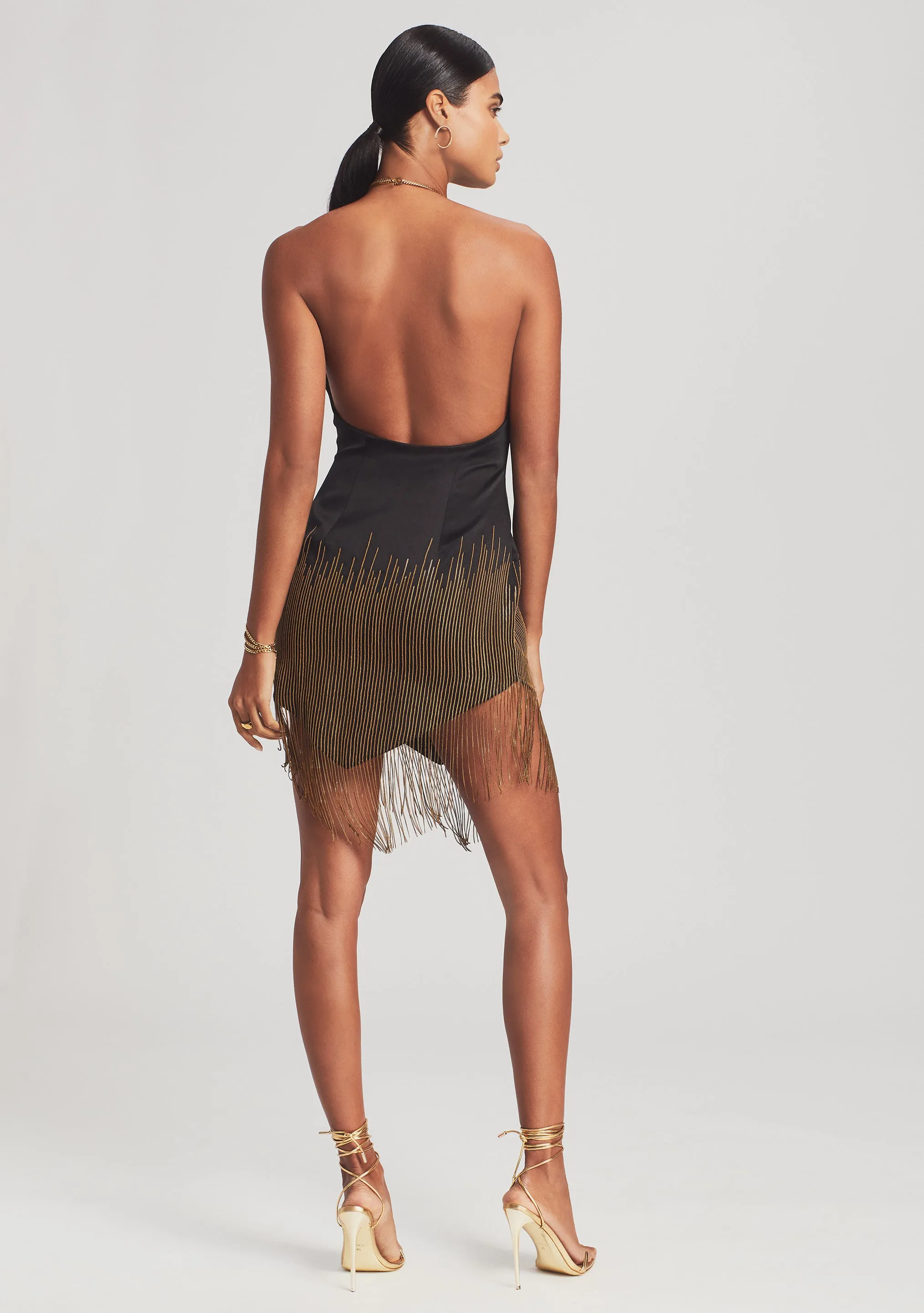 Eos Embellished Fringe Dress