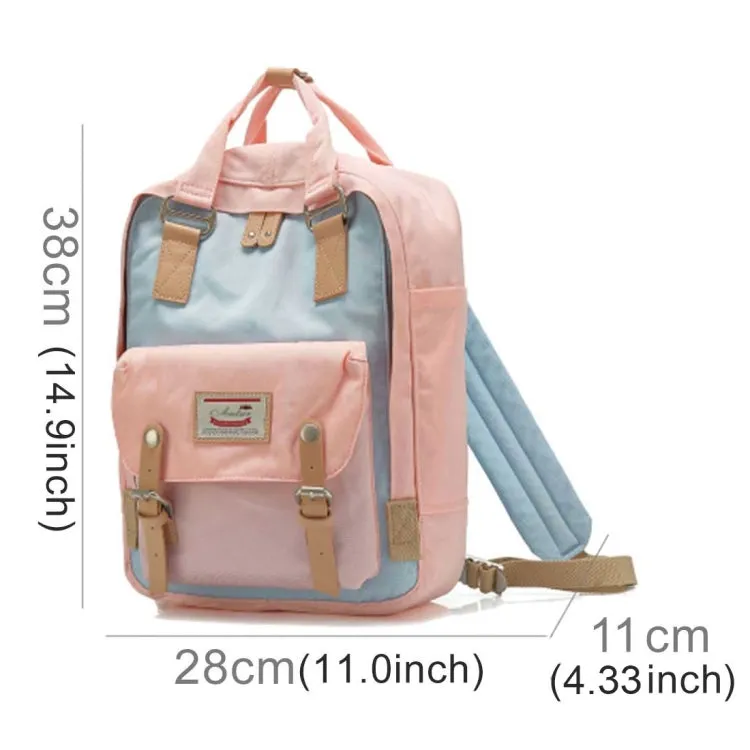 Fashion Casual Travel Backpack Laptop Bag Student Bag with Handle, Size: 38*28*11cm