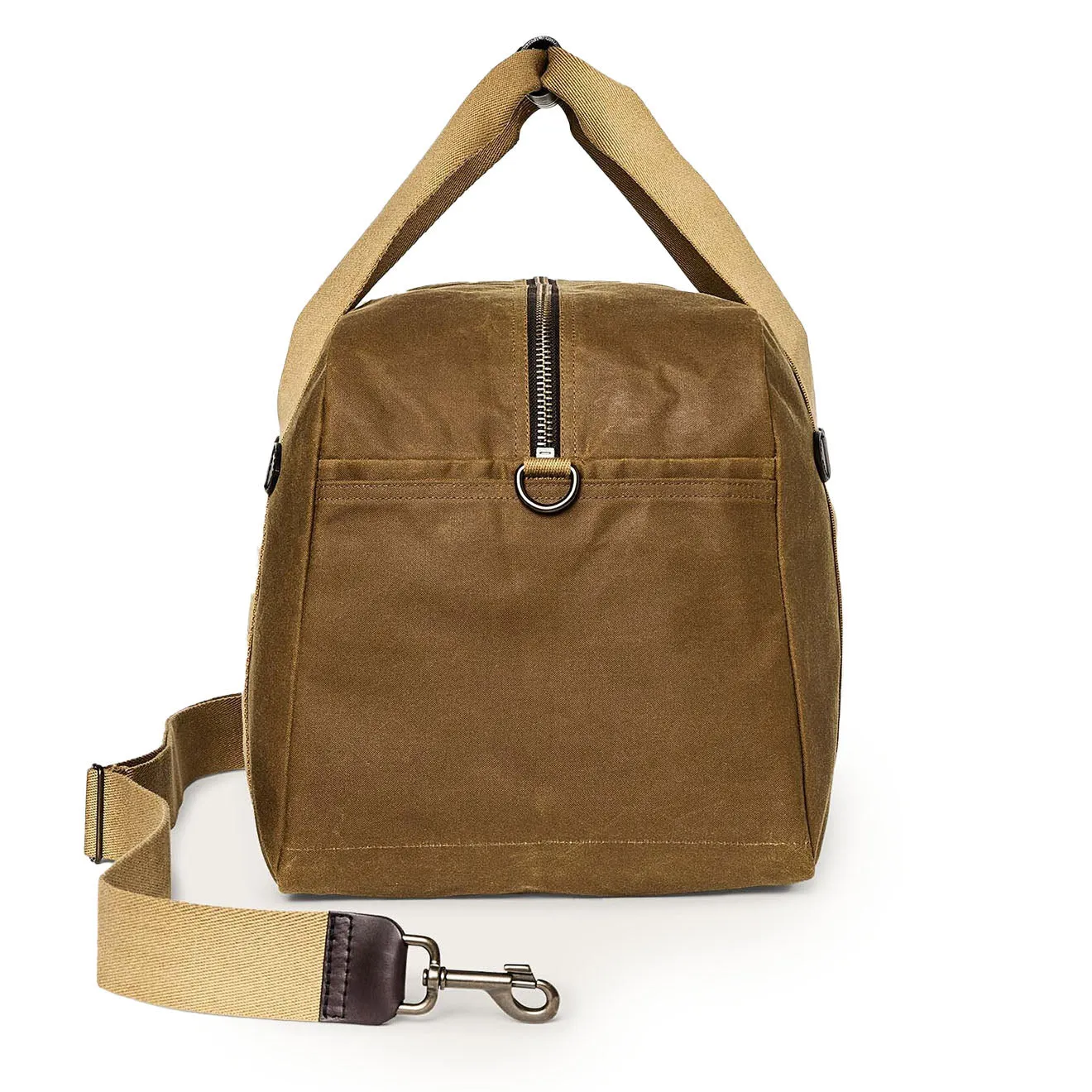 Filson Medium Tin Cloth Duffle Bag Dark Tan