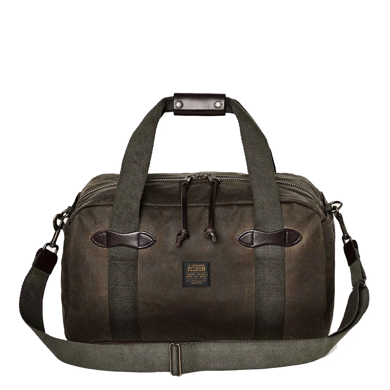 Filson Small Tin Cloth Duffle Bag Otter Green